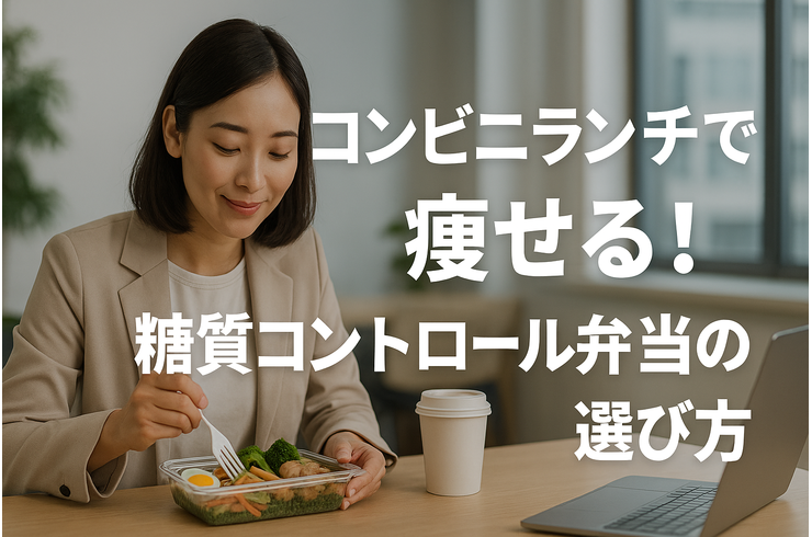コンビニランチで痩せる！糖質コントロール弁当の選び方