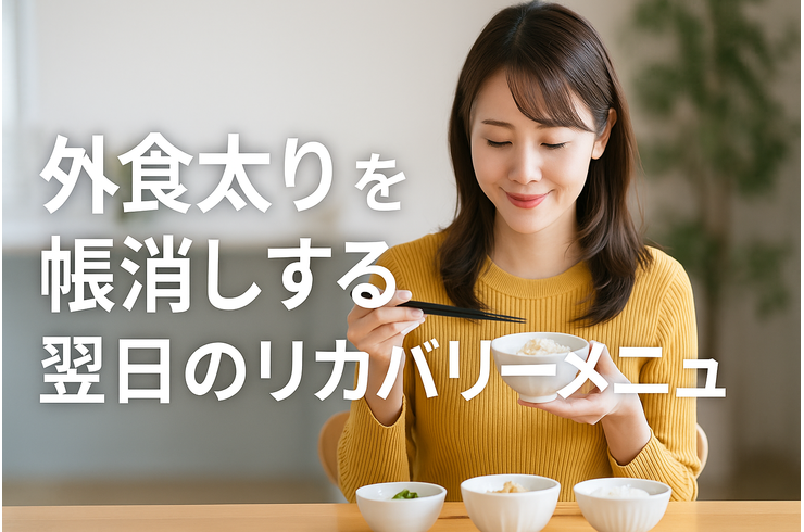 外食太りを帳消しする翌日のリカバリーメニュー