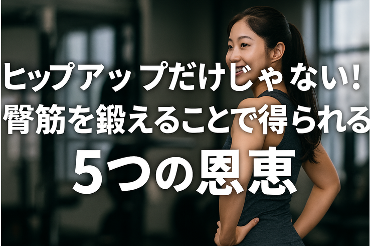 ヒップアップだけじゃない！臀筋を鍛えることで得られる5つの恩恵