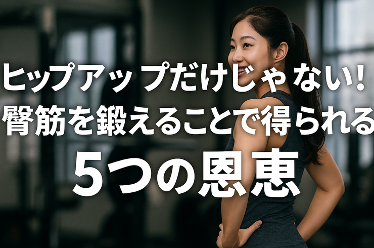 ヒップアップだけじゃない！臀筋を鍛えることで得られる5つの恩恵