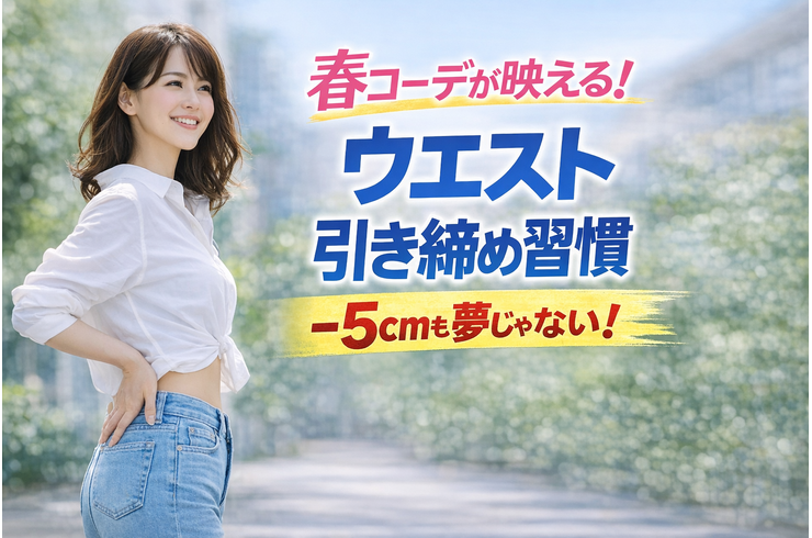 春コーデが映える！女性のためのウエスト引き締め習慣